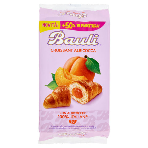 Croissants with Apricot jam  filling 6 x 50g