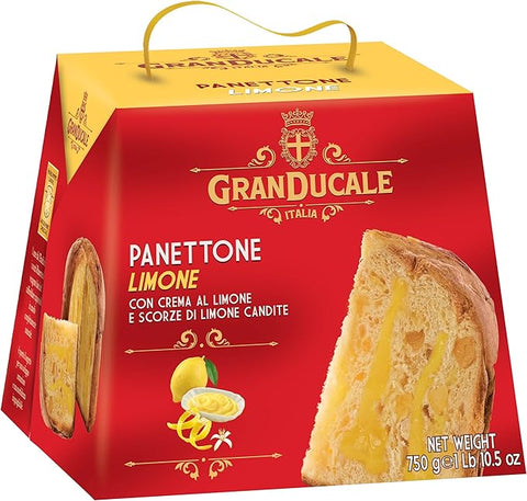 Gran Ducale Panettone Doppia Delizia Gran Limone (Lemon cream filled Panettone) 750g
