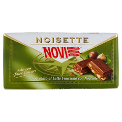 Novi Extra Fine Milk Chocolate with Hazelnuts Bar - 100g