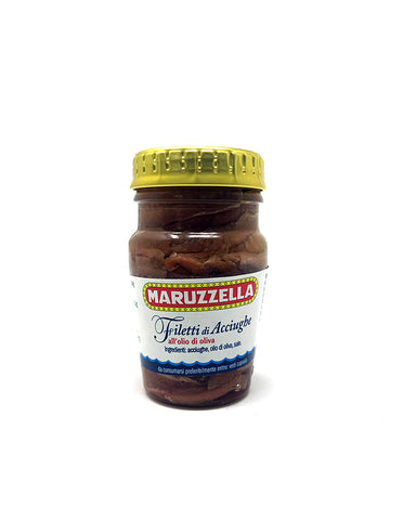 Sicilian Anchovies Fillets Maruzzella Olive Oil 80g