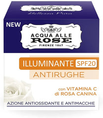 Roberts Brightening Anti-Wrinkle Rose Water Face Cream with Vitamin C  SPF 20 50ml
