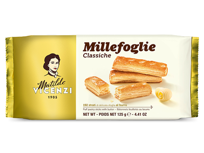 Vicenzi Classic Millefoglie Pastries 125g