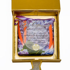 'Gli Officinali' Hydrangea & Rhubarb Soap 200g (Gold Box)