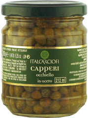 Capers Occhiello in wine vinegar 212 ml / 180g