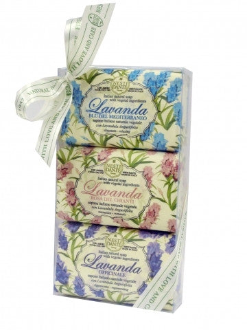 Nesti Dante 'Lavanda' Trio of Soaps Gift Bag (3 x 150g)