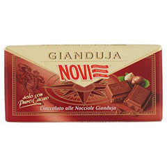 Novi Gianduja Chocolate with Crushed Hazelnuts - 100g