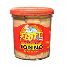 Sicilian Tuna Fillets in EV Oil 190g jar