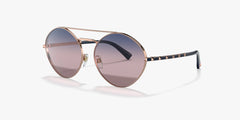 VALENTINO Women's Rose Gold/Tri-Gradient Blue Pink Valentino Sunglasses 61mm