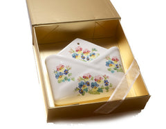 Envelope with 'Pansies' / Hand Painted Ceramic by Margherita Rossetto