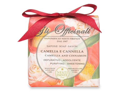 Nesti Dante 'Gli Officinali' Camellia & Cinnamon Soap 200g