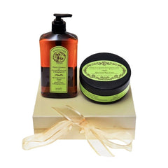 Bath Foam & Body Scrub Mint Lime and Bergamot Gift Box