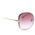 GUCCI Women's Gold/Pink Gucci Sunglasses 58mm