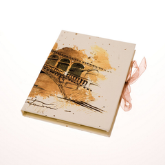 Tenderini 'Views of Venice: Rialto Bridge' Notebook (Large)