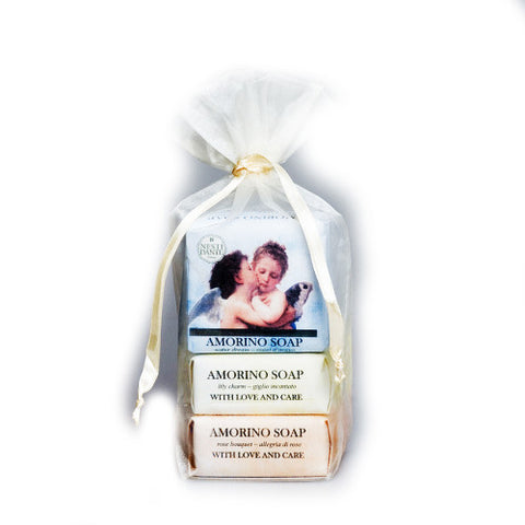 Nesti Dante 'Amorino' Trio of Soaps Gift Bag (3x150g)