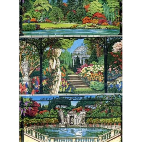 Italian Gardens wrapping paper size cm. 70 x 100
