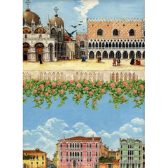 Venice Monuments wrapping paper size cm. 70 x 100