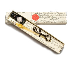 Murano Glass Pen and Ink Writing Set (Yellow)