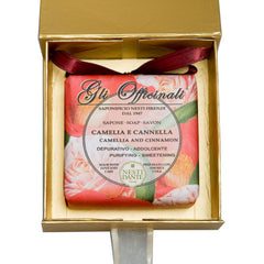 Nesti Dante 'Gli Officinali' Camellia & Cinnamon Soap 200g (Gold Box)
